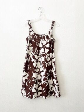 Hilo Hattie Vintage 100% Silk Hawaiian Dress Medium Sundress Floral